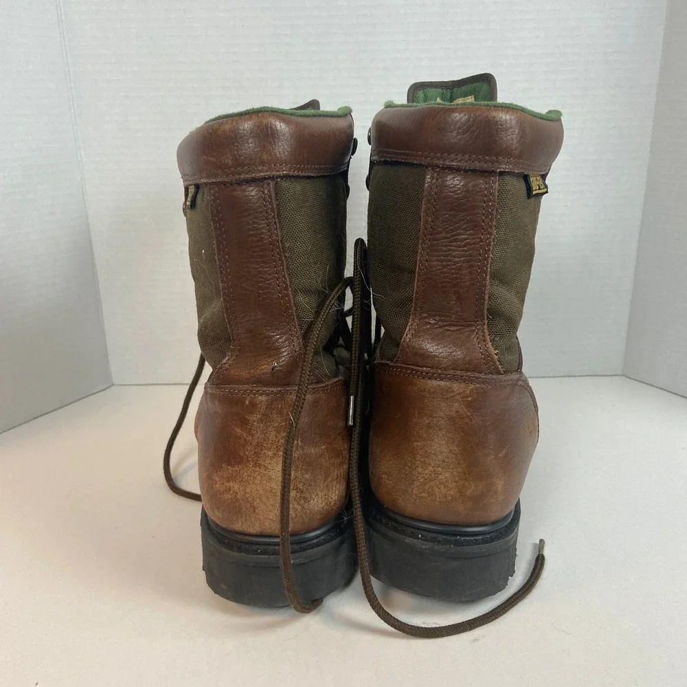 Wolverine Gore-Tex Thinsulate Boots Men 11 Brown Leather Hunting Work Waterproof